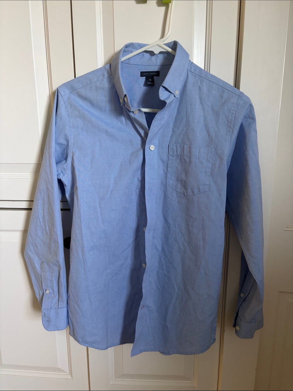 Tommy Hilfiger Light Blue Button-Down Oxford Shirt